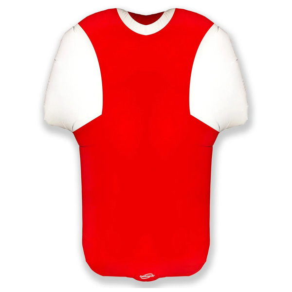 Red and White Football Shirt