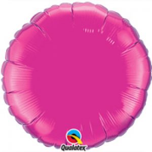 MAGENTA ROUND FOIL BALLOON