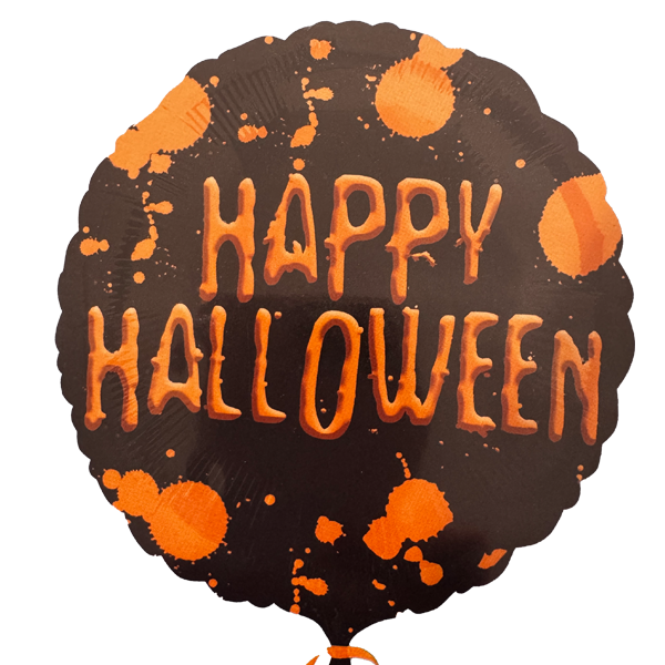 Happy Halloween Orange & Black