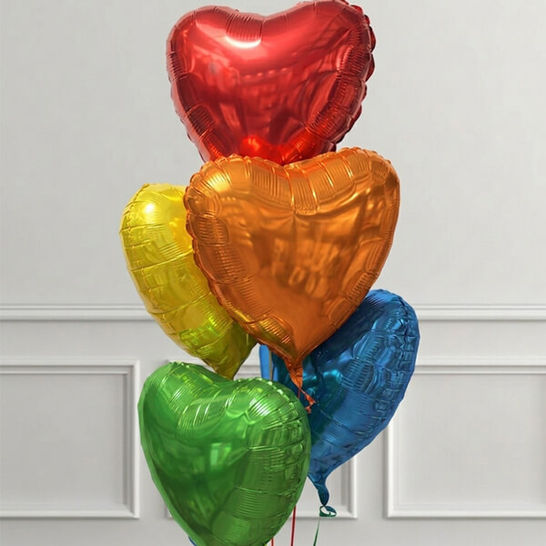 Colour Pop Heart Bunch