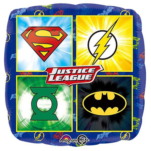 JUSTICE LEAGUE EMBLEM BALLOON