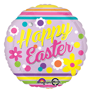 Cute Easter Floral Balloon