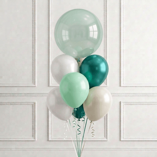 Mint Mirage Balloon Bouquet