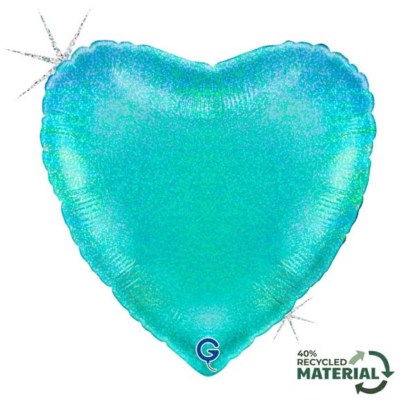 Holographic Tiffany Heart