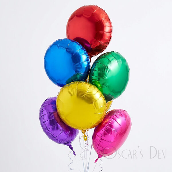 Rainbow Round Foil Bunch