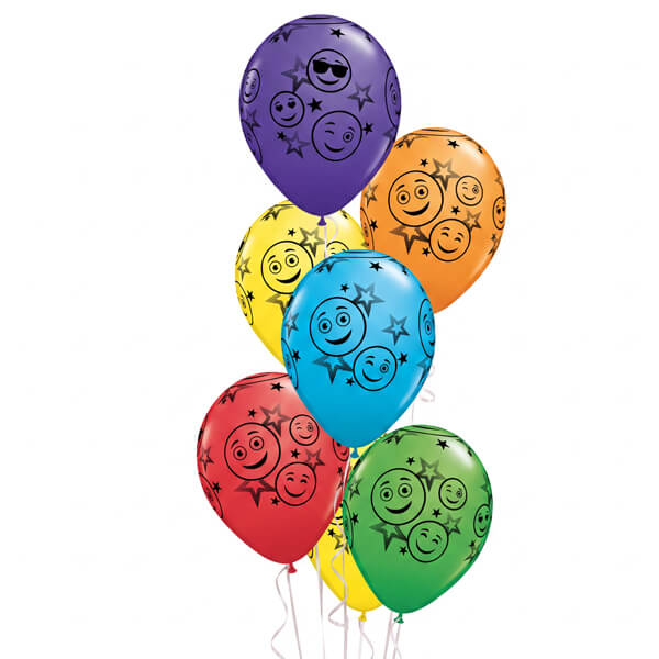 Smiley Bunch Balloons