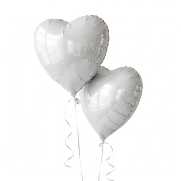 Two White Hearts